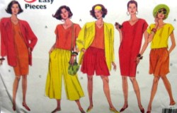 2679 EZ KNIT JACKET, DRESS, SHORTS, CULOTTES PATTERN 8-12, 20-24